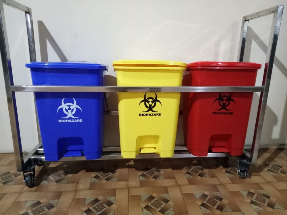 TMS Plastic Bio Medical Waste Bin, For Hospital