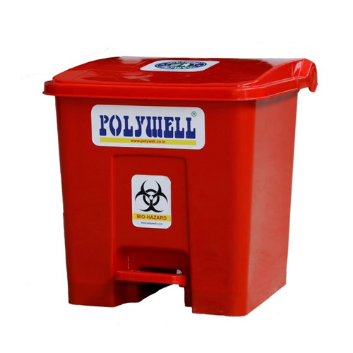 Polywell Bio Medical Waste Bins, Usage: Hospital, Clinic