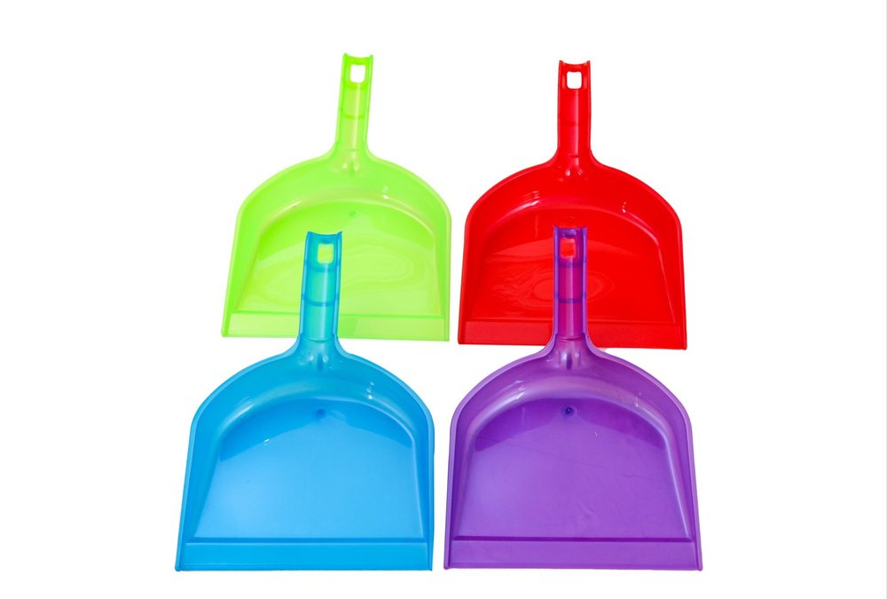 Multicolor Plastic Dust Pan, Size: 8x7 Inch