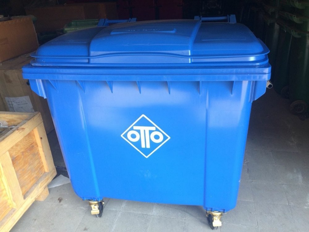 HDPE, UV Resistant Otto Mgb 660 Liter 4 Wheeled Dustbin