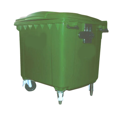 Plastic Open Top Green Industrial Waste Bins, for Hospital