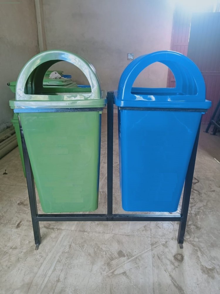 Plastic Dustbin With Dome Lid