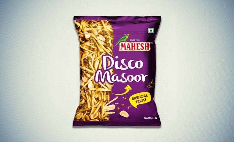 Disco Masoor Namkeen, Packaging Type: Carton
