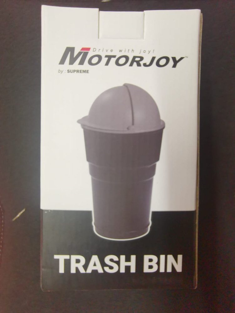 black Open Top Trash Bin, For car used, Capacity: 1