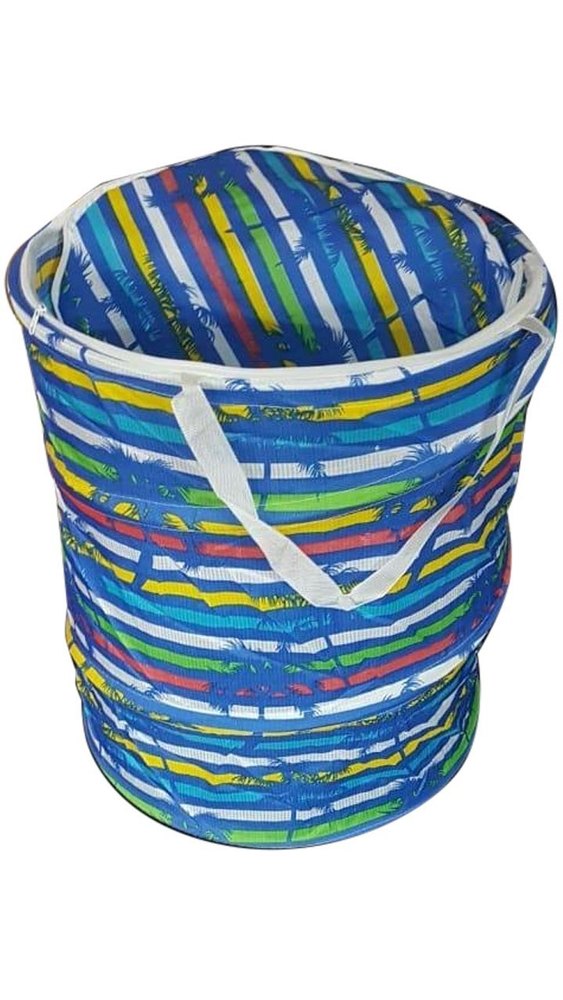 Blue 1kg Cotton Food Storage Basket, For Kitchen, Cylinder