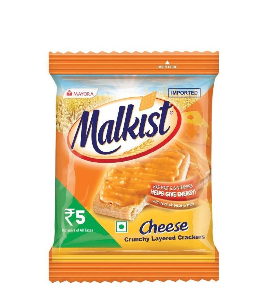 Cheese, Chocolate Malkist Cheese Crunchy Layered Cracker, Packaging Type: Packet, Packaging Size: 25g