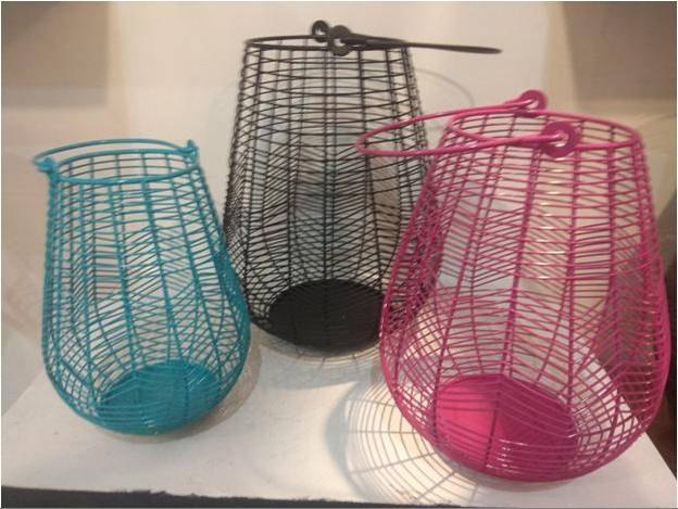 Powder Coated Round Iron Wire Basket