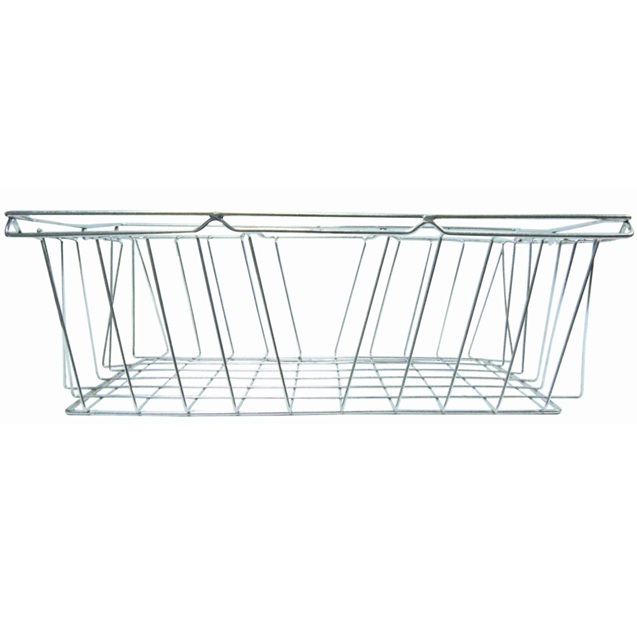 Silver Hospital Modular Wire Baskets, Rectangular