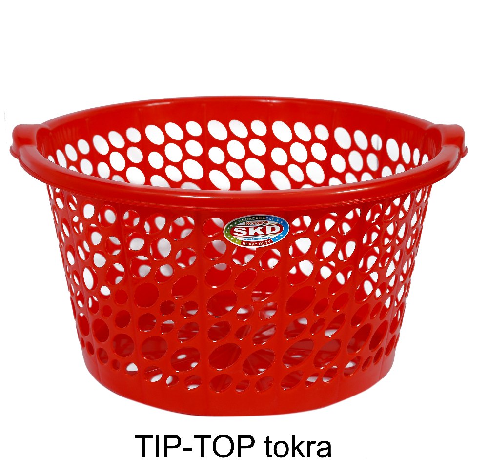 Plastic Round Tip-Top Tokra, For Home