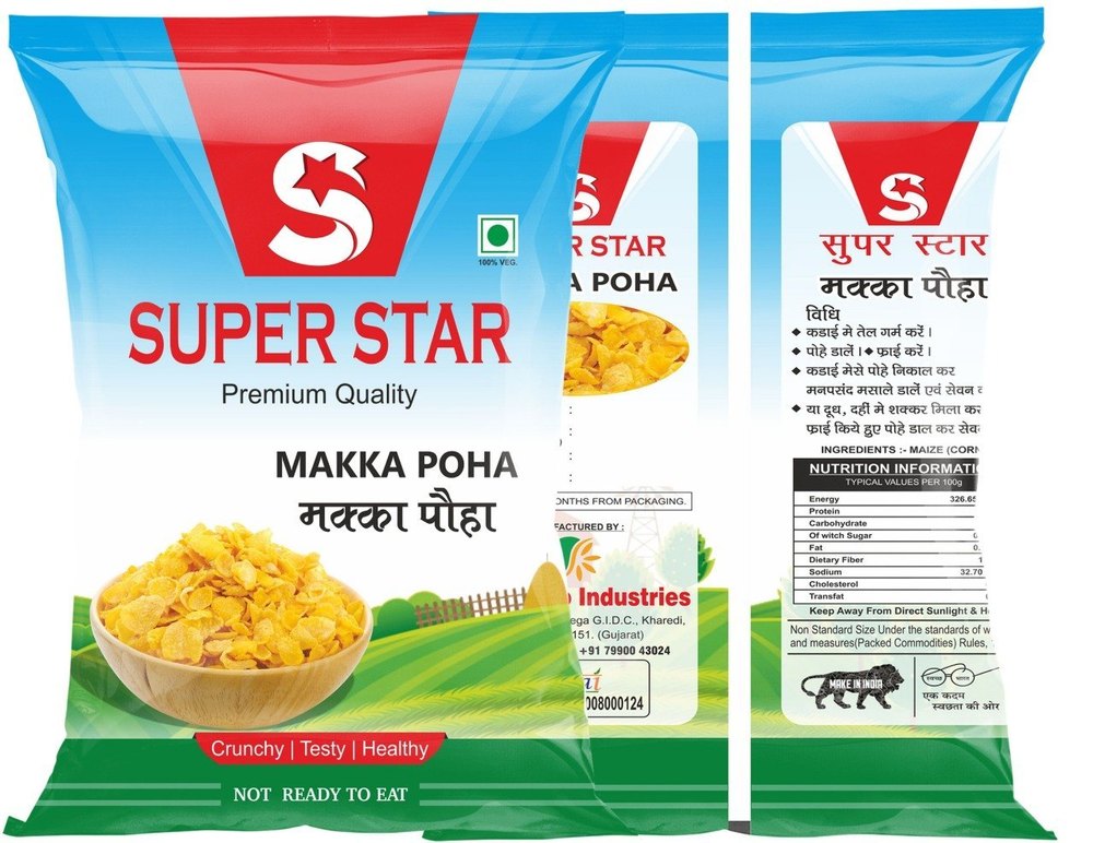 Gujarat Mobile Superstar Makka Poha, 8 Months, Packaging Size: 400 Gm