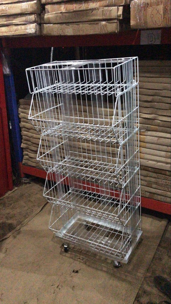 Metal Snacks Display Net Basket, For Promotional