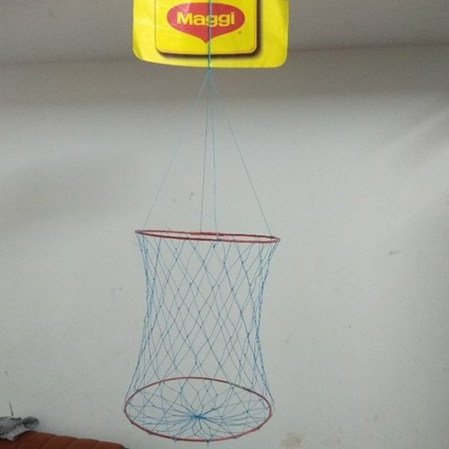 Blue Plastic Net Display Basket, Size: 12 Inch