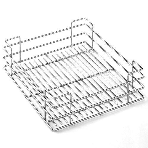 Stainless Steel SS Cutlery Kitchen Trolley Basket, For Home, Rectangular