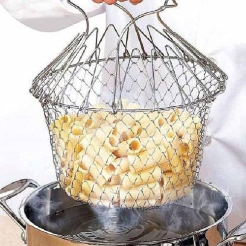 Stainless Steel Chef Basket, For Kitchen