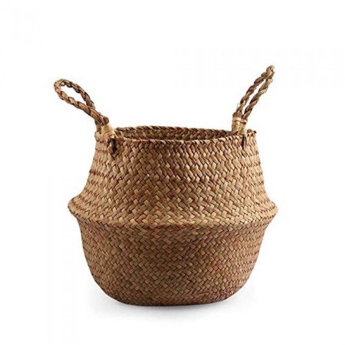 Woven Seagrass Belly Basket