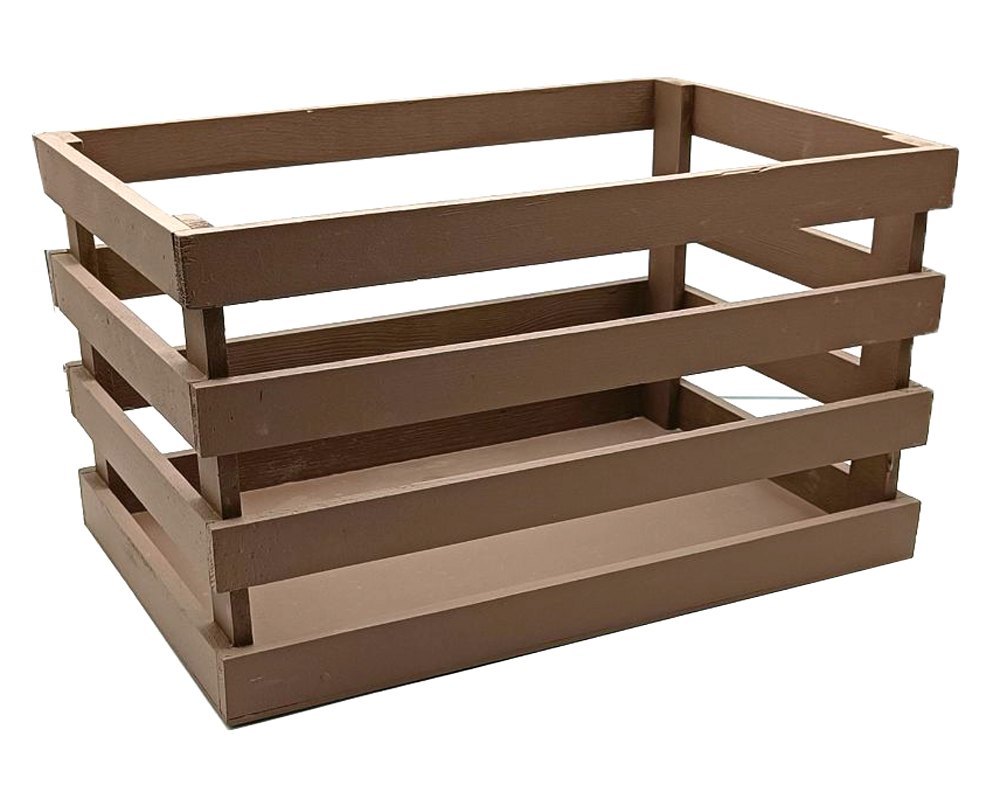 Brown Wooden Crate, For Gift Packaging, Size: 18 X 12 X 10 (l X W X H) Inch