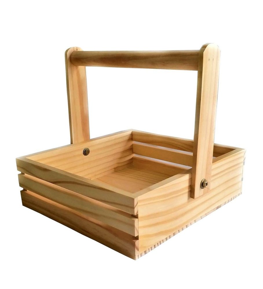 Pine Wood Trays And Basket