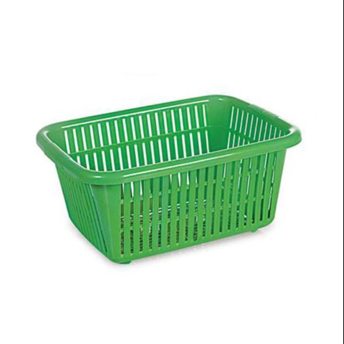 Green Baskets Plastic Vegetable Basket, For Hotel/Restaurant, Size: 317 X 235 X 144 Mm