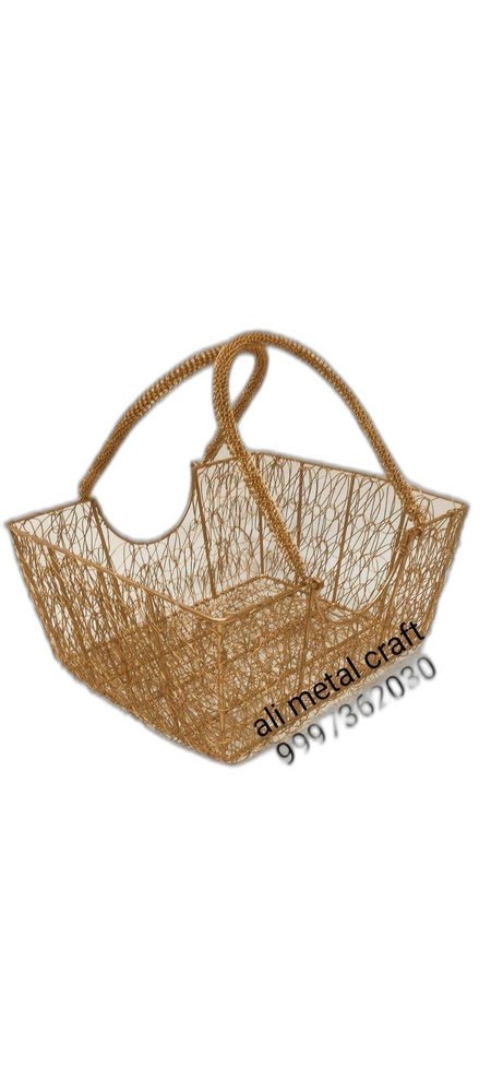 Square Metal Wire Basket