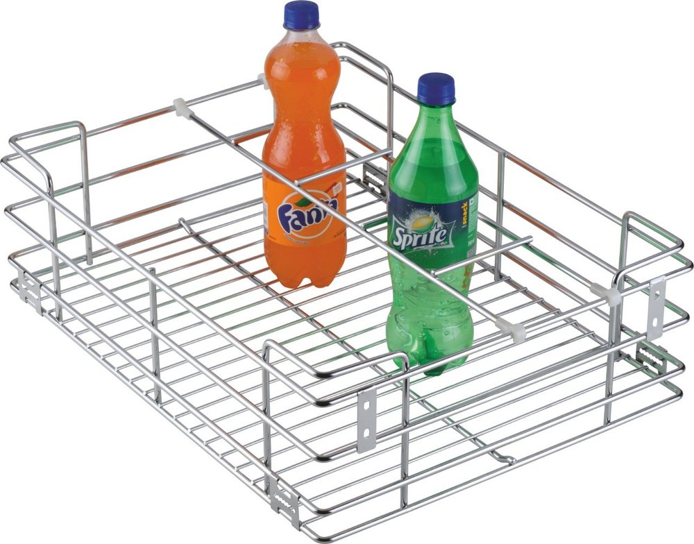 Stainless Steel Bottle Basket, For Home, Size/Dimension: 17x20x6 Inch