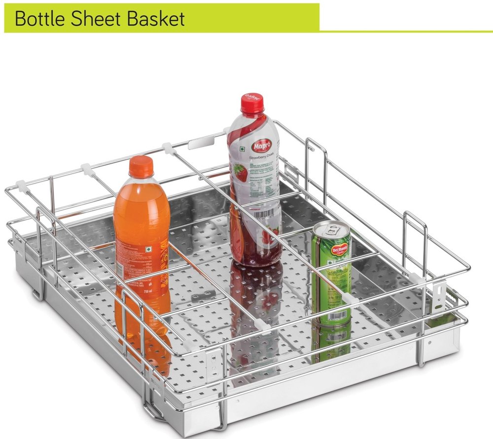 SS Perforated Sheet Bottle Kitchen Basket