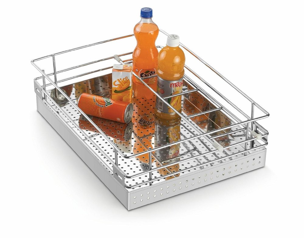 Kitchen Sheet Bottle Basket, Rectangular