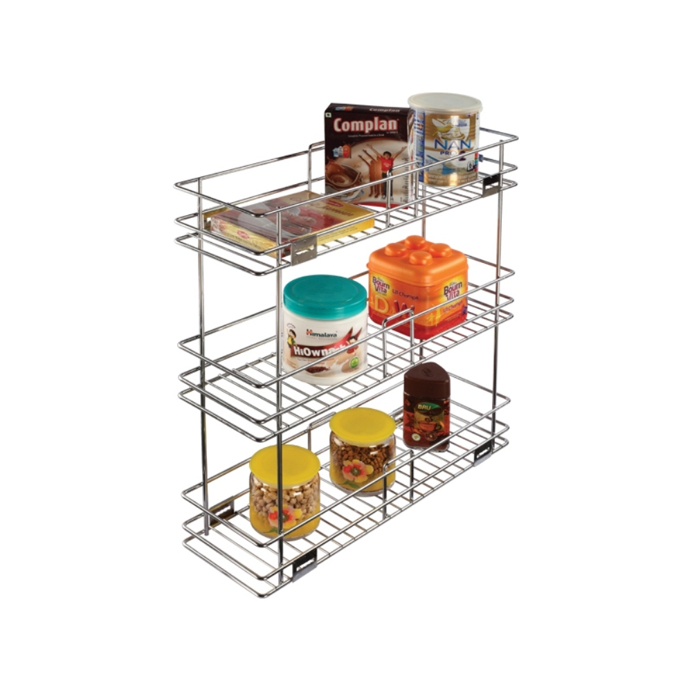 SS Kitchen Bottle Basket