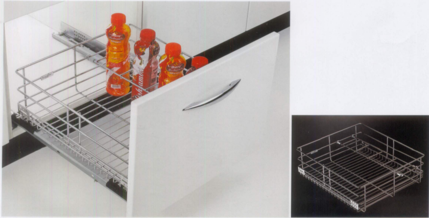 Kitchen Bottle Basket