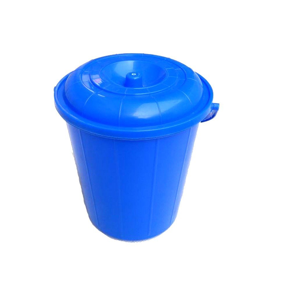 Blue Standing Plastic Waste Bin, For multiple, Capacity: 10 Litre