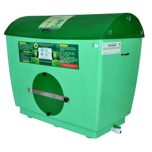 FRP Green GRC 1000 -1000 Ltr Community Composter, Size: 4.5 X 2.9 X 3.5 Feet