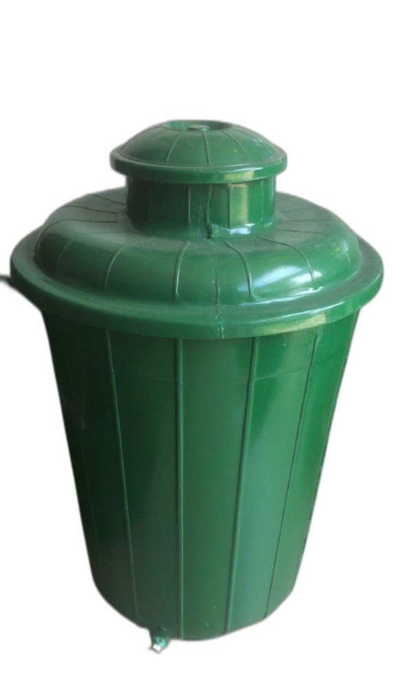 Green Open Top Bio Compost Bin, Size: 3.5x1 Feet, Capacity: 100 L