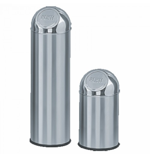 Single Hole Push Can Steel Bin