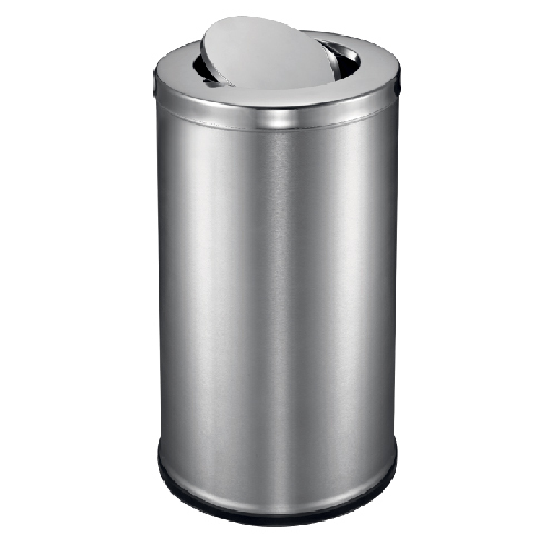 NGM Stainless Steel Swing Dustbin, Capacity: Custom, Shape: Round