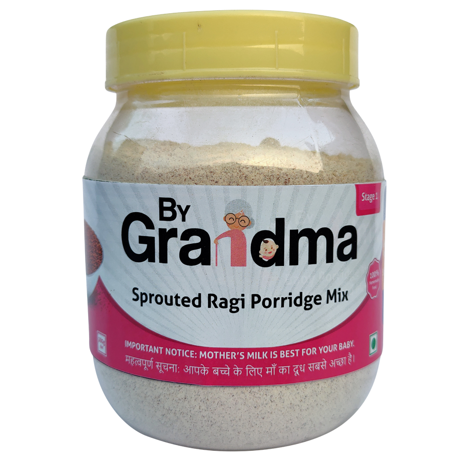 Bygrandma Sprouted Ragi Baby Porridge Mix, 280 Grams, Non prescription