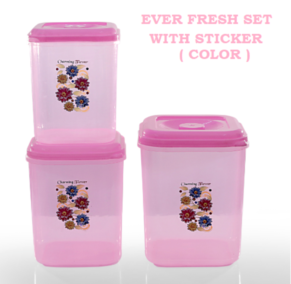 Pink Plastic square household product, For Food