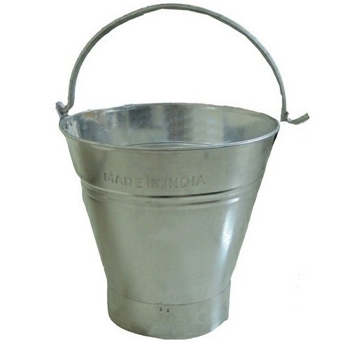 Galvanized Iron Bucket, Capacity: 5-10 Ltr