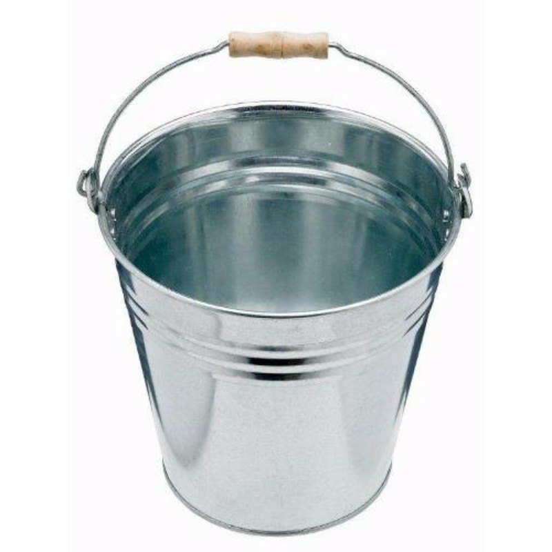 Galvanised Bucket, Size: Custom