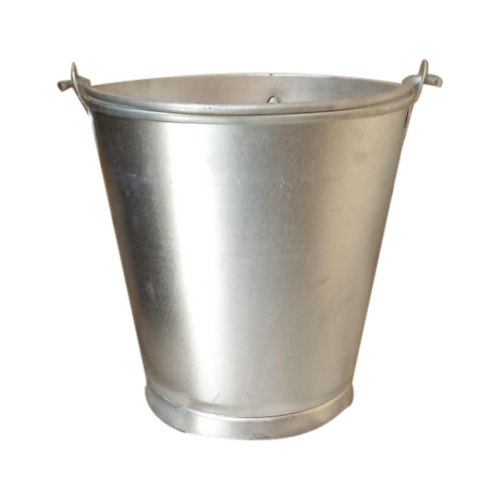 Silver 20 Ltr. Aluminium Bucket Shipping Free & Cash On Delivery, With Handle