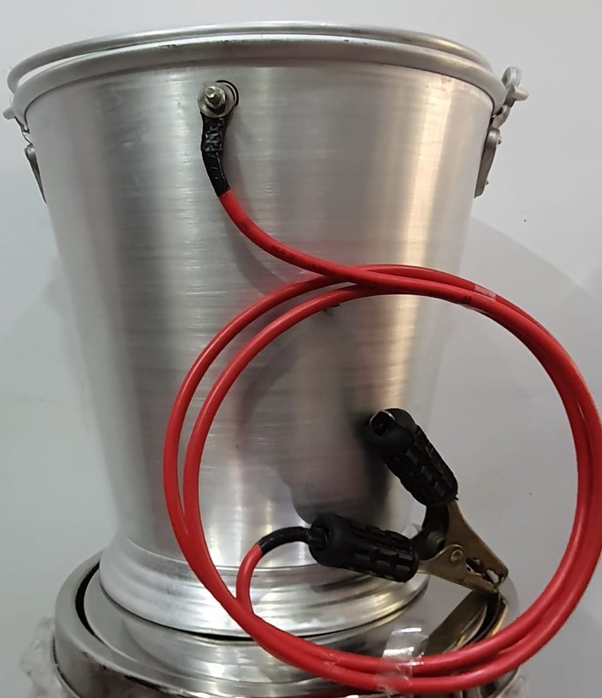 Glavanized Silver Aluminium Bucket, Capacity: 16Litre, Size: 12.5 X 13 Inch