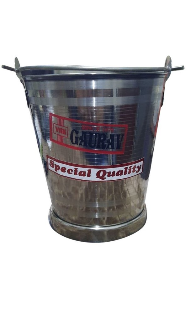 Stainless Steel Bucket, Capacity: 1 L