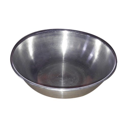 Silver Aluminum Ghamela, Round