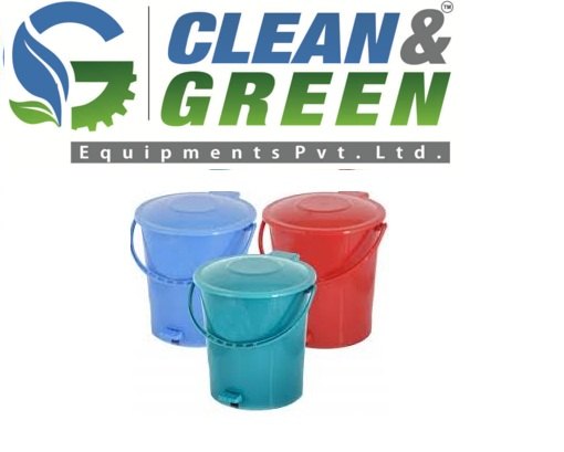 CLEAN GREEN Plastic Dust Bin, Size: 10-4500 Ltr