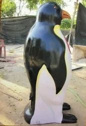 Standing Fiber Fibre FRP Dustbin Penguin, Size: Height 4 Ft, for Garden