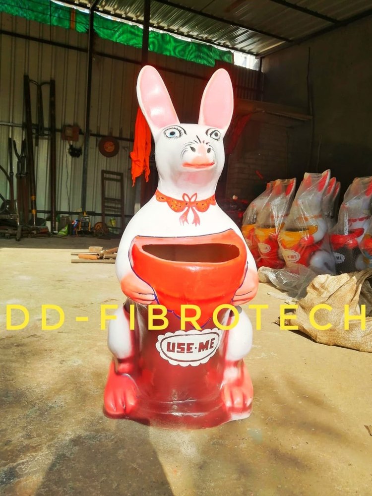 Frp Rabbit Dustbin