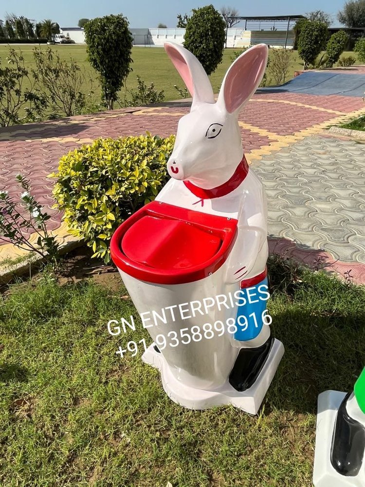 FRP Rabbit Dustbin