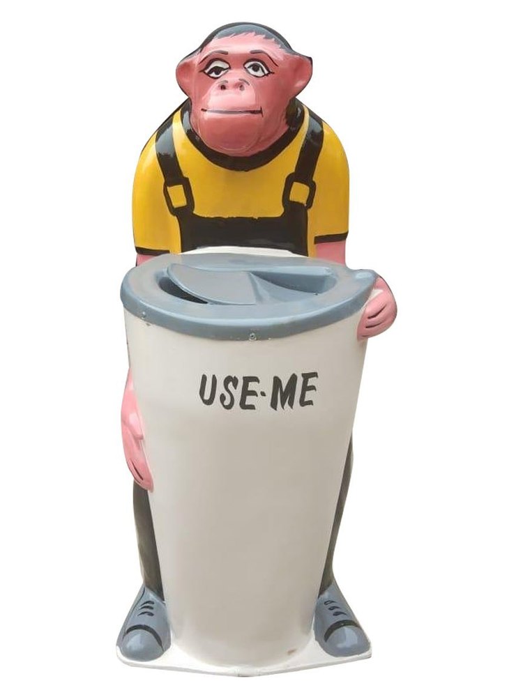 Monkey FRP Dustbin, 4 Feet, 50 Litres