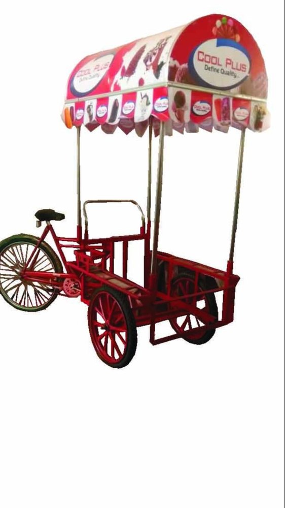 Red Ice Cream Trolley