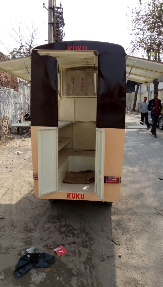 kuku Battery Operated Food Cart, Maximum Run Per Charge: 60-80 km