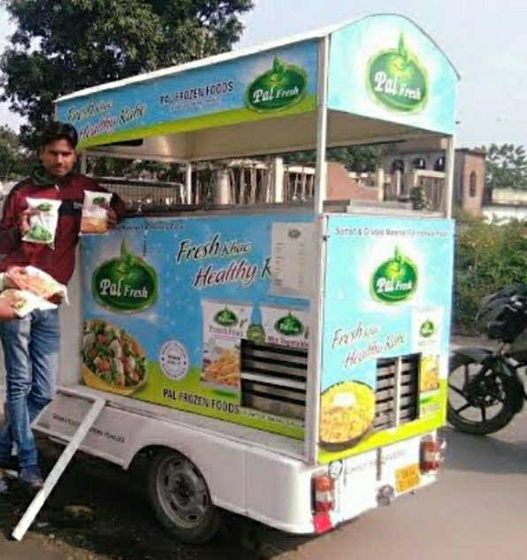 Mild Steel Ice Cream E Rickshaw