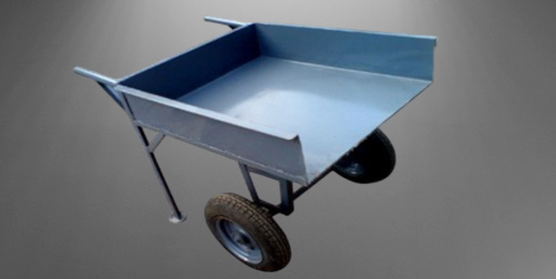 VPG Wheel Barrows Hollow Block Type Trolley, For Construction, Load Capacity: 150 Kg